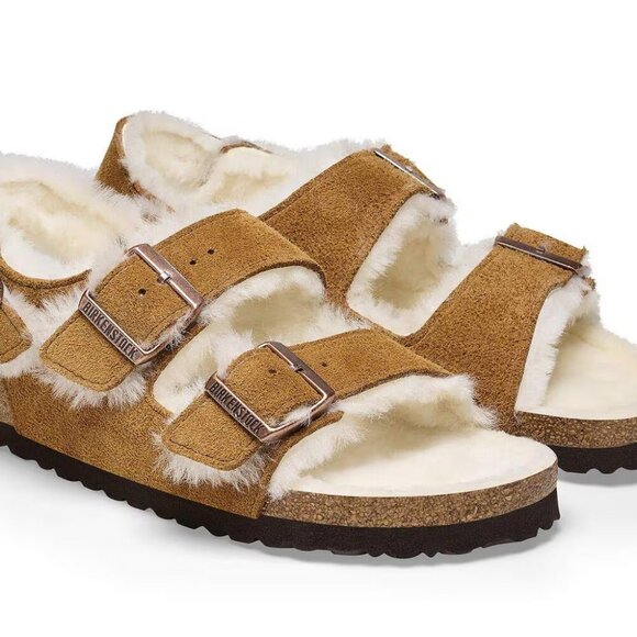 Birkenstock Shoes - Brand New Birkenstock Milano Shearling Sandals/Perfect for fall!